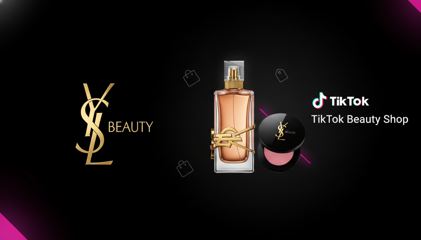 YSL Beauty chega ao TikTok Shop: Luxo e inovação!