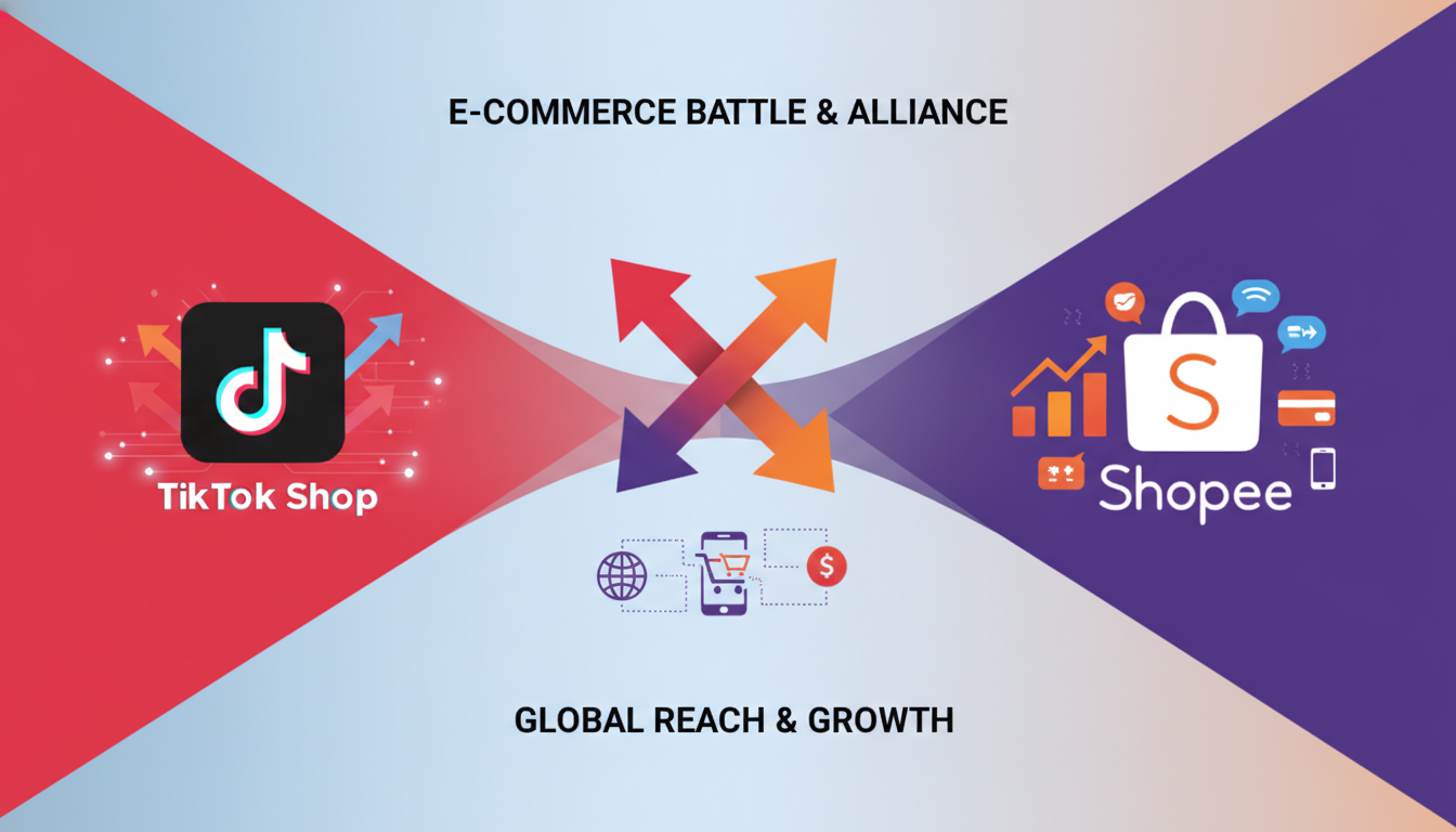 TikTok Shop e Shopee: Gigantes do E-commerce em Foco
