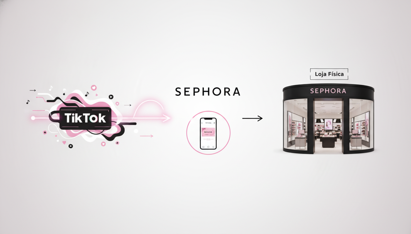 Sephora: Do TikTok à Loja Física, Conectando Compras
