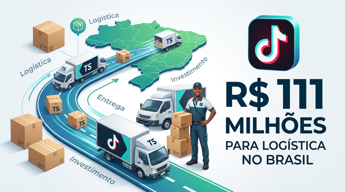TikTok Shop: R$ 111 milhões para logística no Brasil
