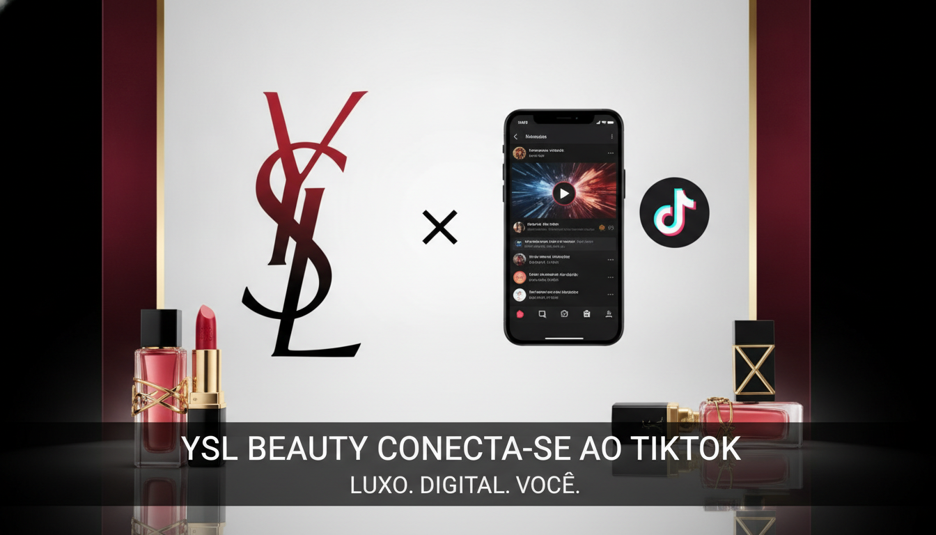 YSL Beauty chega ao Brasil: Luxo e TikTok em alta