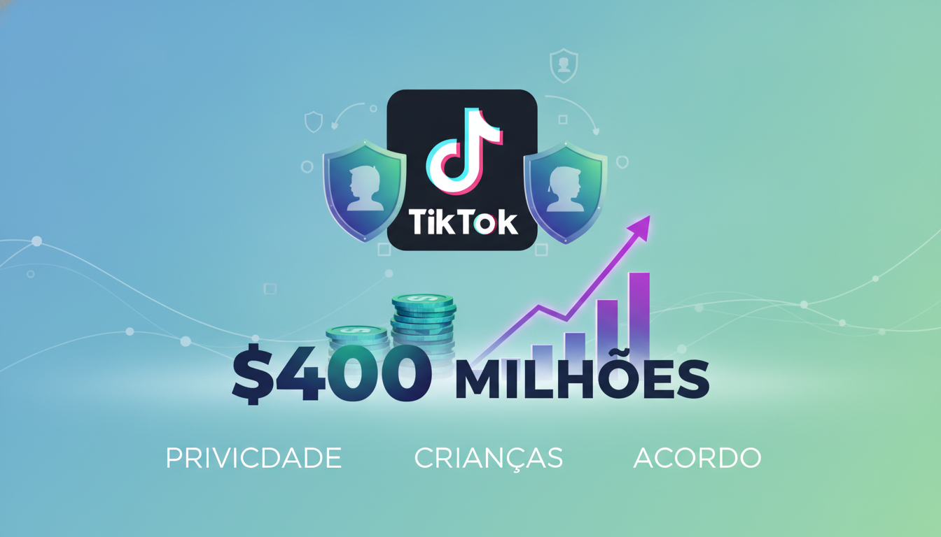 TikTok pagará US$ 400 milhões em acordo sobre privacidade infantil