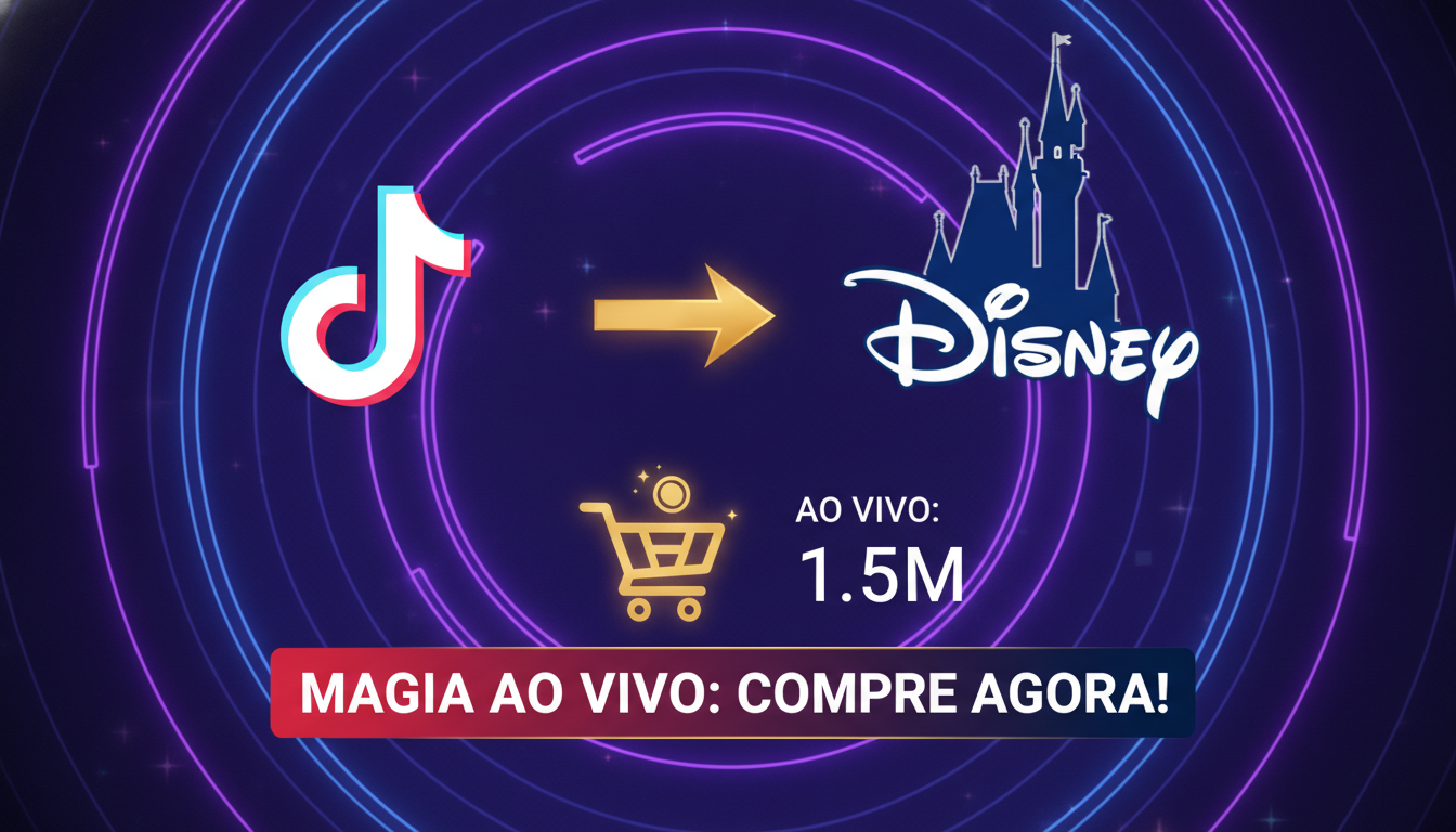 TikTok e Disney: Parceria Agita o Cenário do Live Commerce