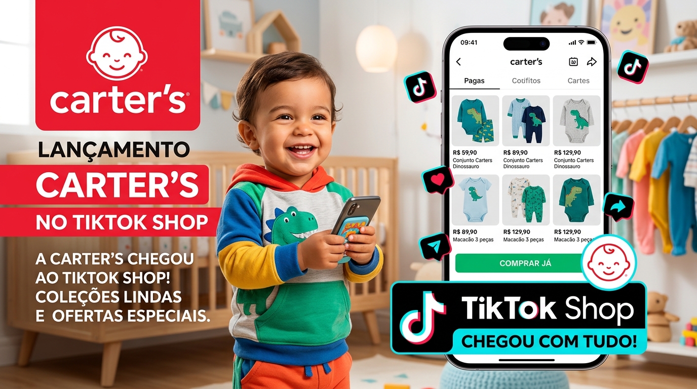 Carter's chega ao TikTok Shop com força total