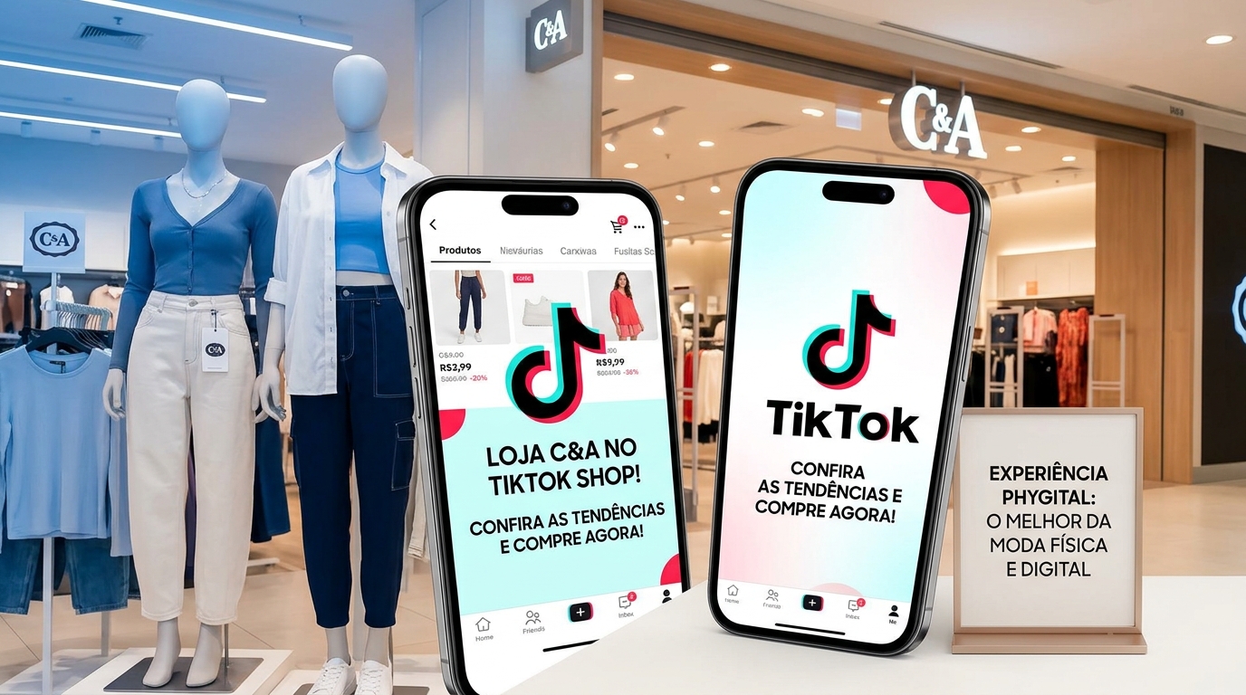 C&A aposta no TikTok Shop com experiência phygital