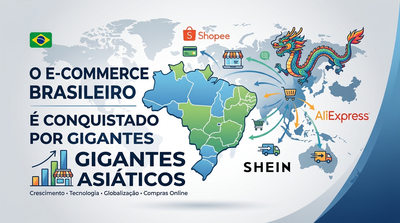Gigantes Asiáticos Dominam o E-commerce Brasileiro