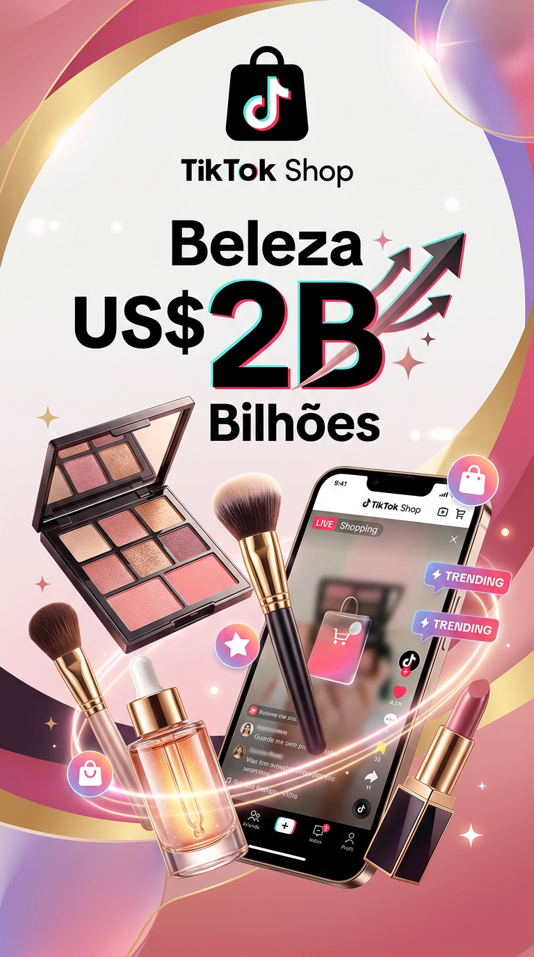 TikTok Shop: Beleza movimenta US$ 2 bilhões