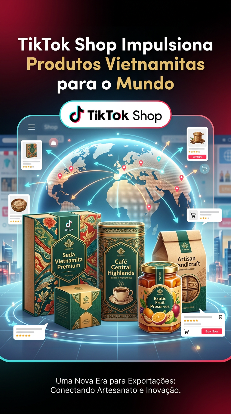 TikTok Shop Impulsiona Produtos Vietnamitas para o Mundo