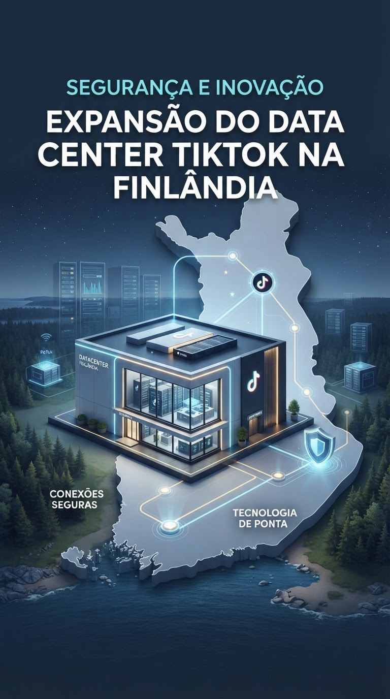 TikTok amplia data center na Finlândia para mais segurança