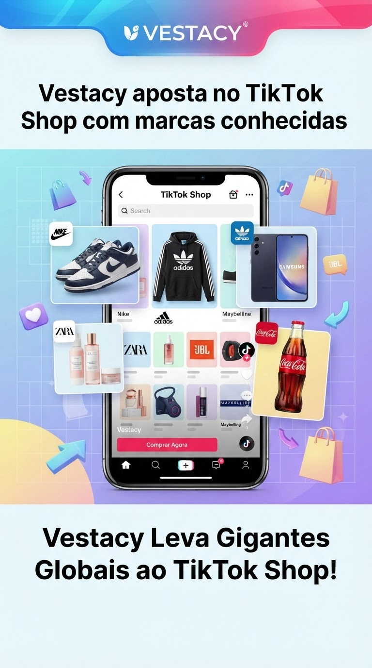 Vestacy aposta no TikTok Shop com marcas conhecidas