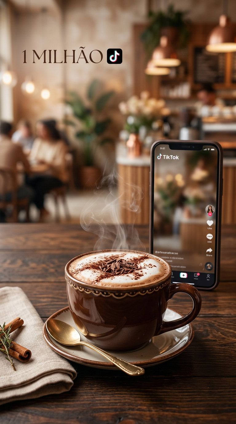 Chocolate Quente da Paulista: 1 Milhão no TikTok