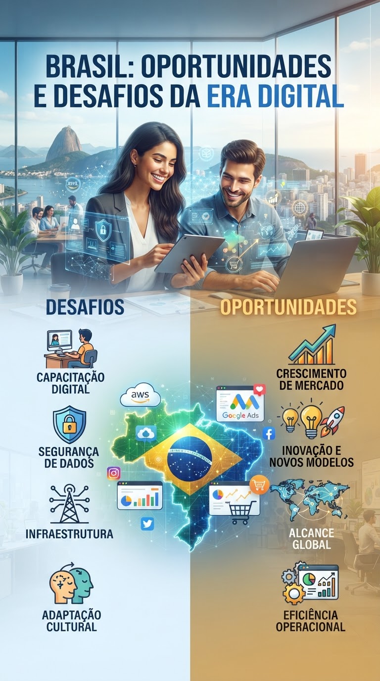Empresas no Brasil: Desafios e Oportunidades Digitais