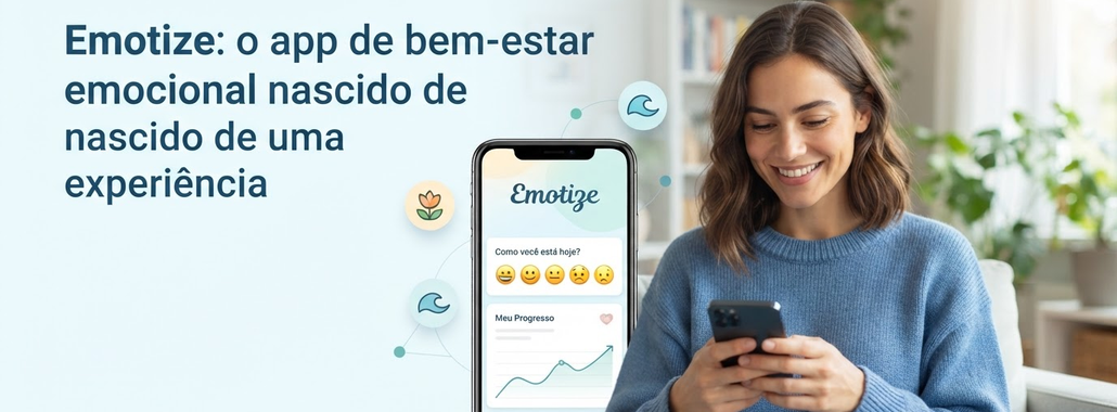 Emotize: o app de bem-estar emocional nascido de uma experiência