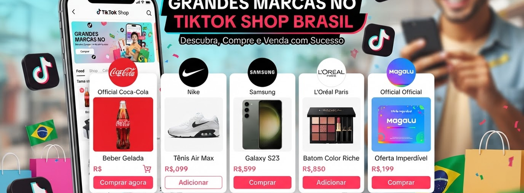 Marcas Famosas Chegam ao TikTok Shop Brasil