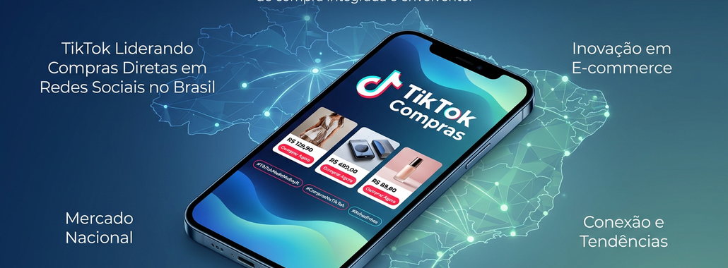 TikTok Lidera Compras Diretas em Redes Sociais no Brasil