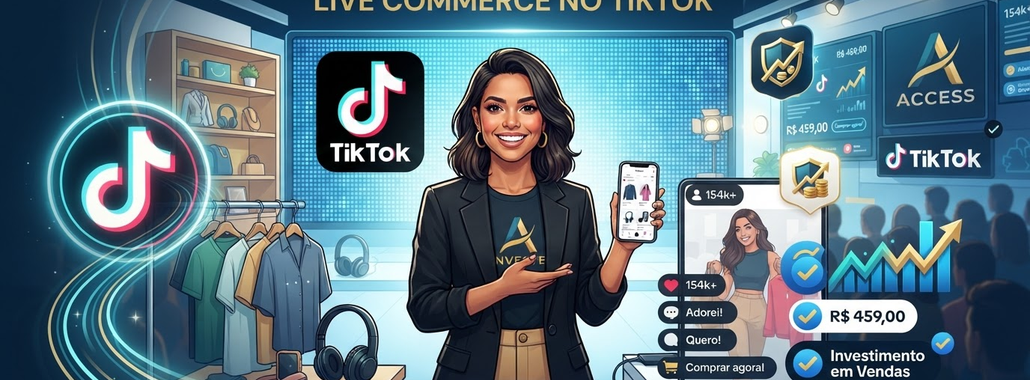 Access Investe Pesado em Live Commerce no TikTok
