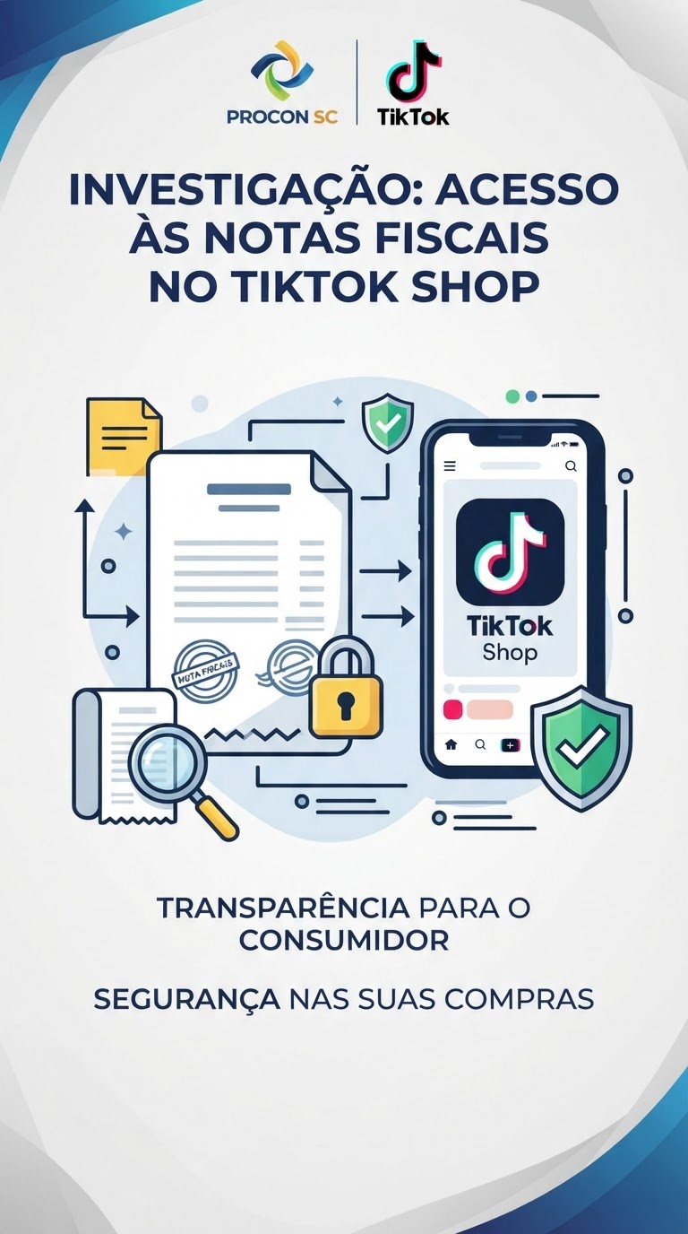 TikTok Shop: PROCON SC investiga acesso a notas fiscais