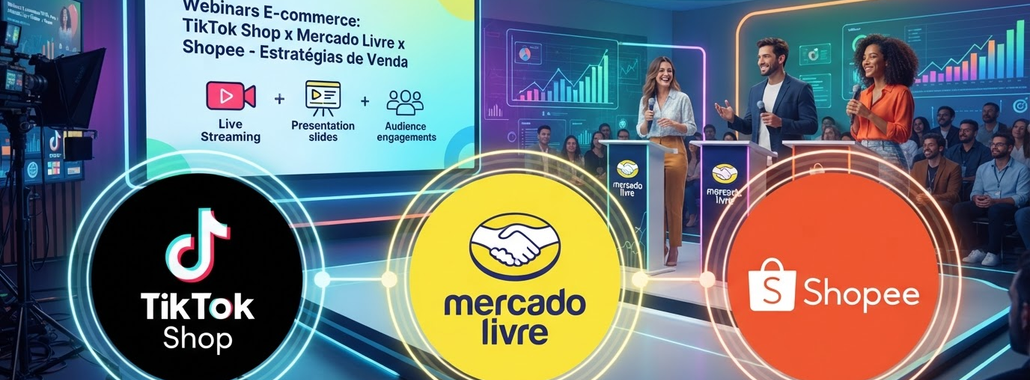 BFSHOW une TikTok Shop, Mercado Livre e Shopee em webinars