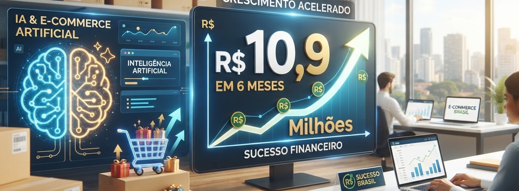 IA no E-commerce: R$ 10,9 Milhões em 6 Meses no Brasil