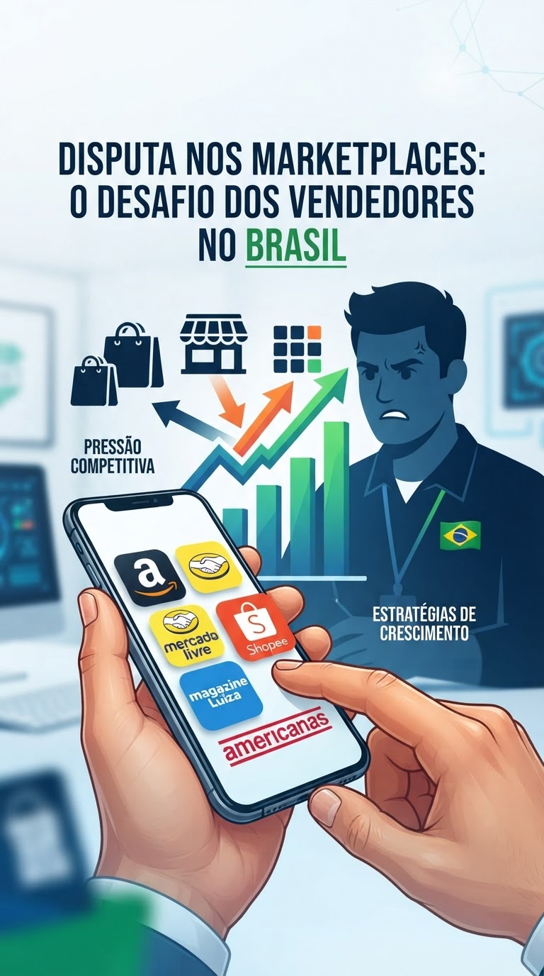 Marketplaces Intensificam Disputa: Vendedores Brasileiros Sentem Pressão