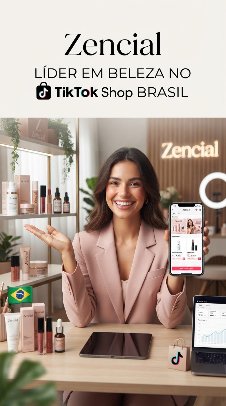 Zencial: Líder de Beleza no TikTok Shop Brasil