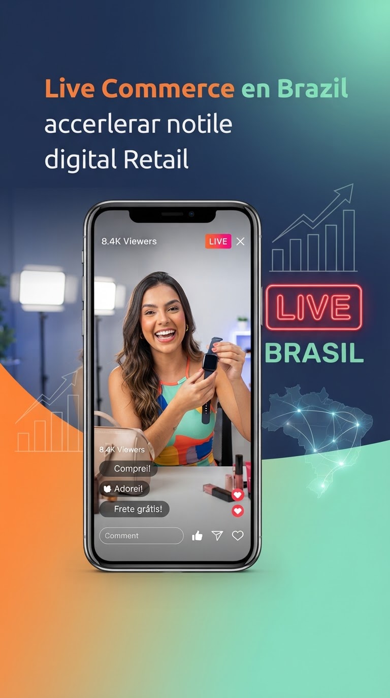 Live Commerce no Brasil: Varejo Digital Acelera Diariamente
