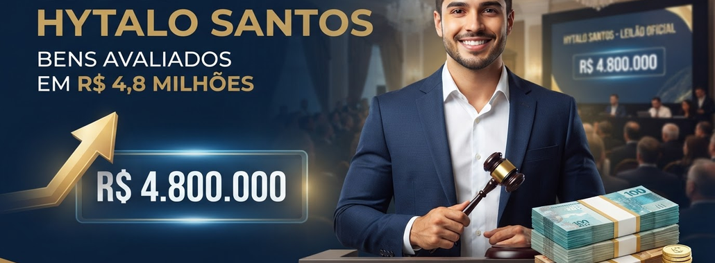 Leilão de Bens de Hytalo Santos: R$ 4,8 Milhões em Jogo