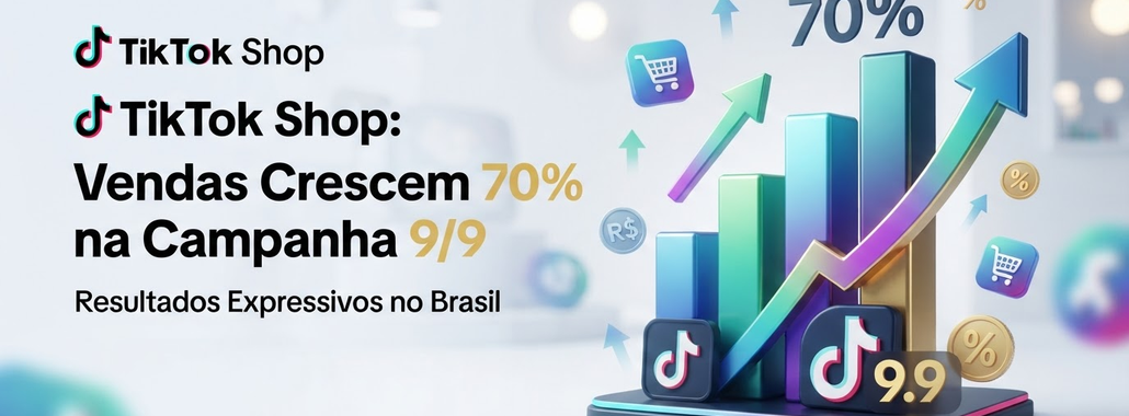 TikTok Shop: Vendas Crescem 70% na Campanha 9/9
