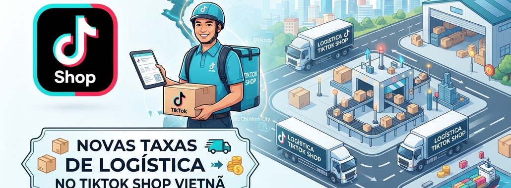 TikTok Shop: Nova Taxa Logística no Vietnã