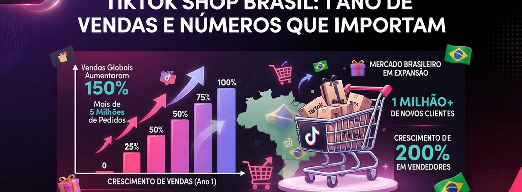 TikTok Shop Brasil: 1 ano de vendas e números que importam