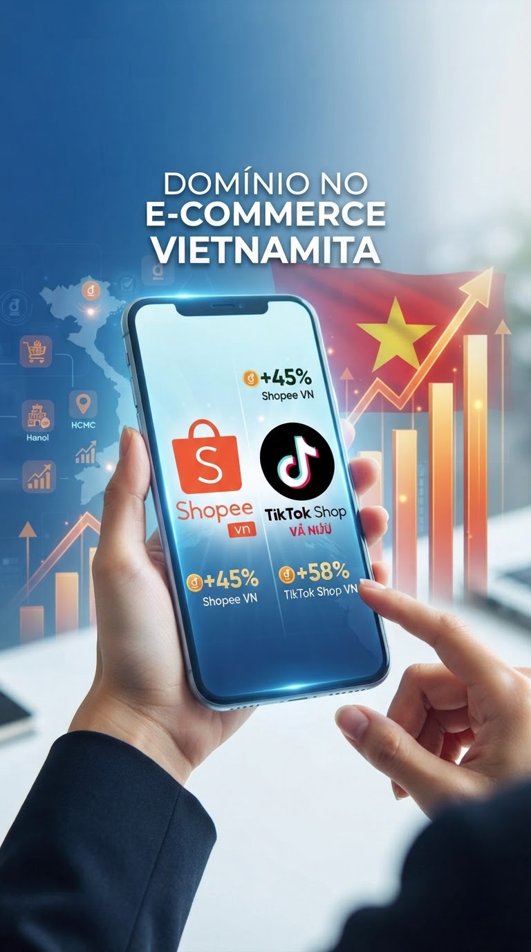 Shopee e TikTok Shop dominam e-commerce vietnamita