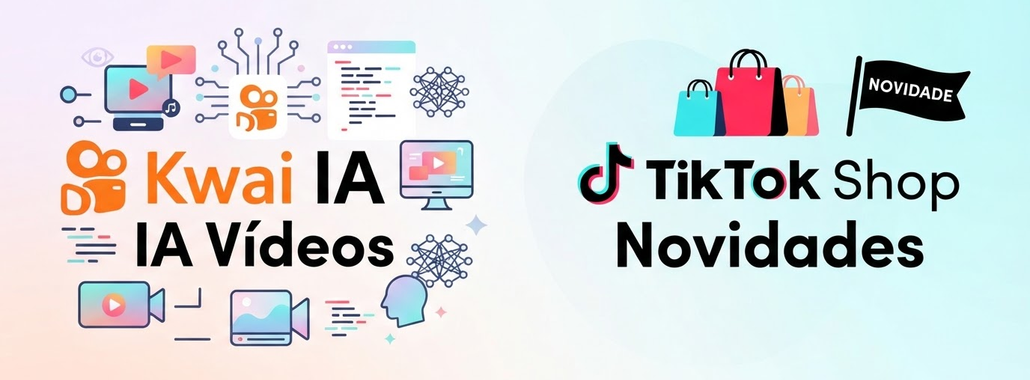 Kwai Inova com IA para Vídeos; E TikTok Shop Testa Novidades