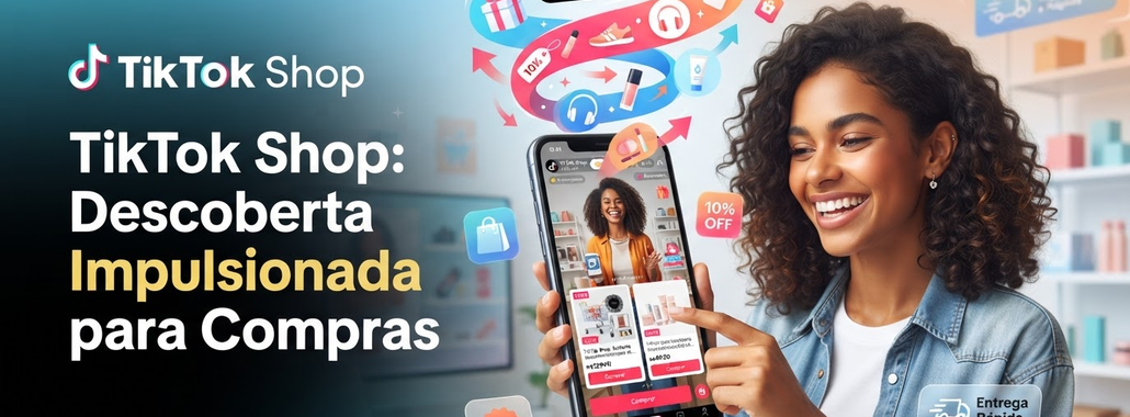 TikTok Shop: Descoberta Impulsionada para Compras