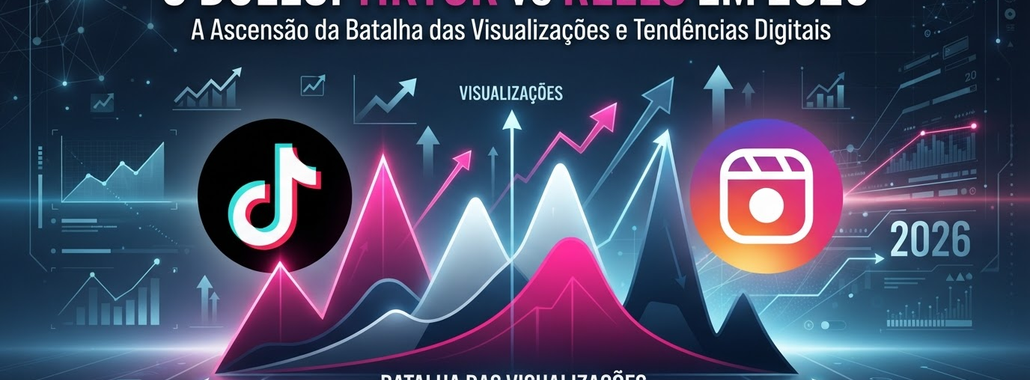 TikTok vs Reels: O Duelo das Visualizações em 2026
