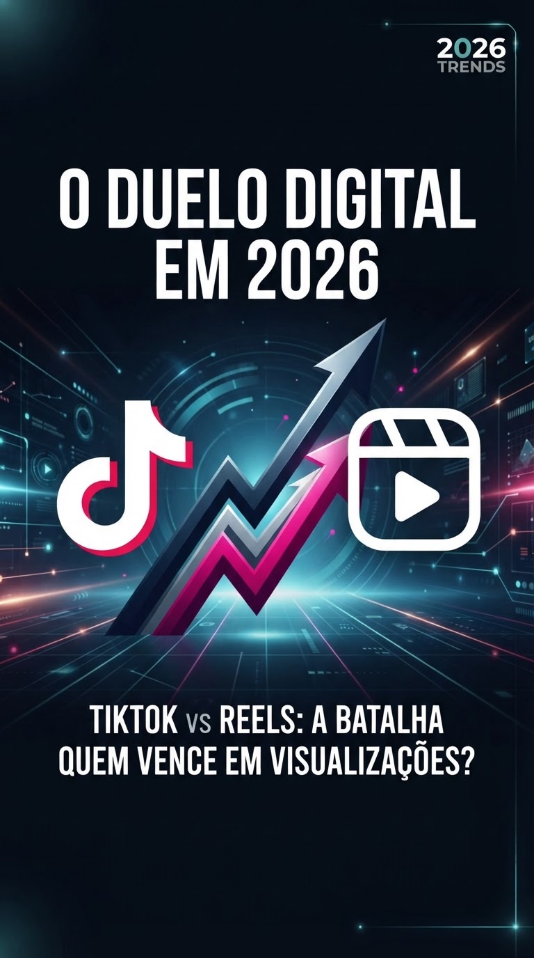 TikTok vs Reels: O Duelo das Visualizações em 2026