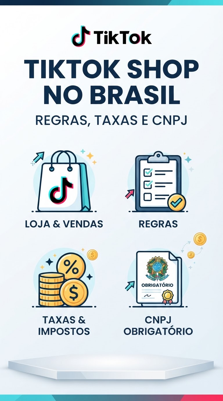TikTok Shop no Brasil: Regras, Taxas e CNPJ