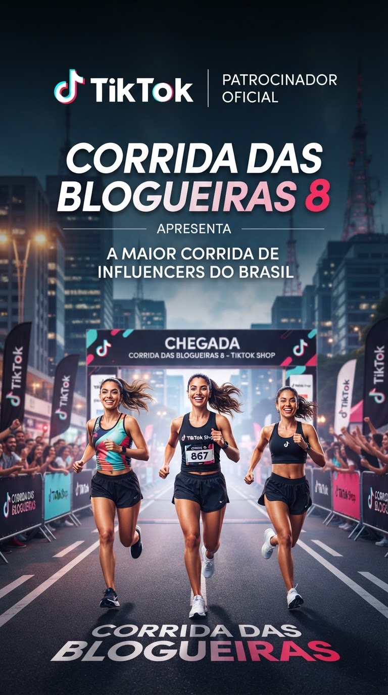 TikTok Shop é patrocinador da Corrida das Blogueiras 8