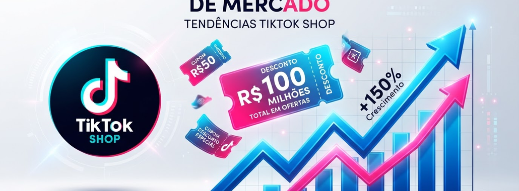 TikTok Shop: R$ 100 milhões em cupons para abocanhar mercado