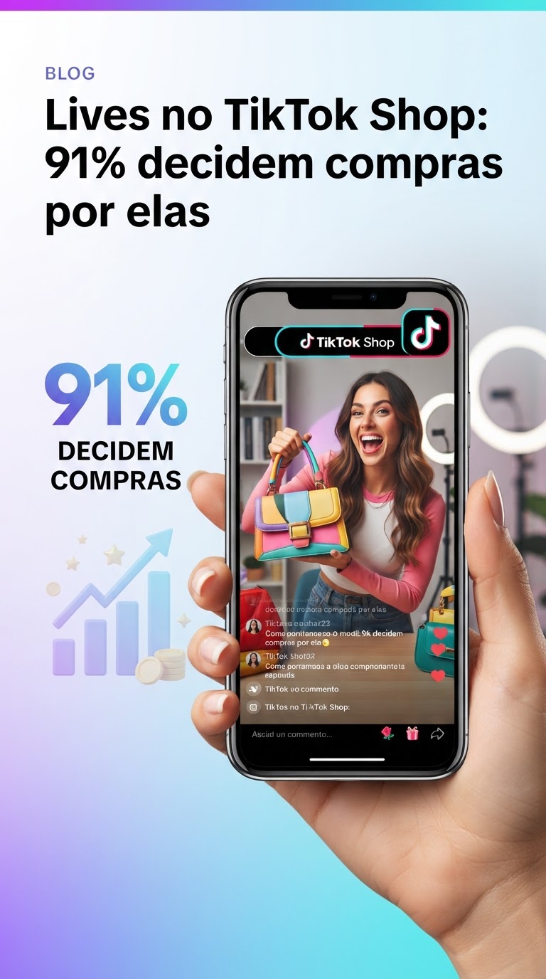 Lives no TikTok Shop: 91% decidem compras por elas