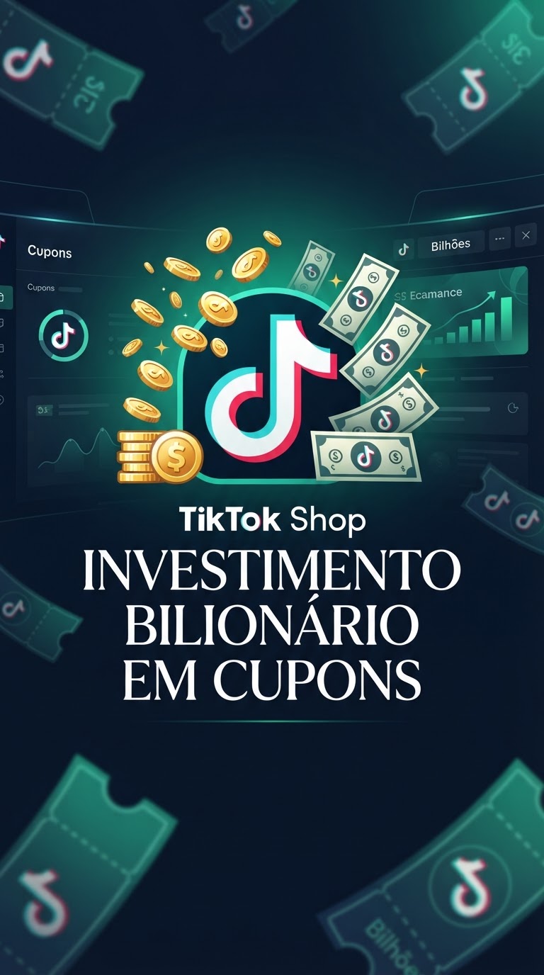 TikTok Shop: Investimento Bilionário em Cupons