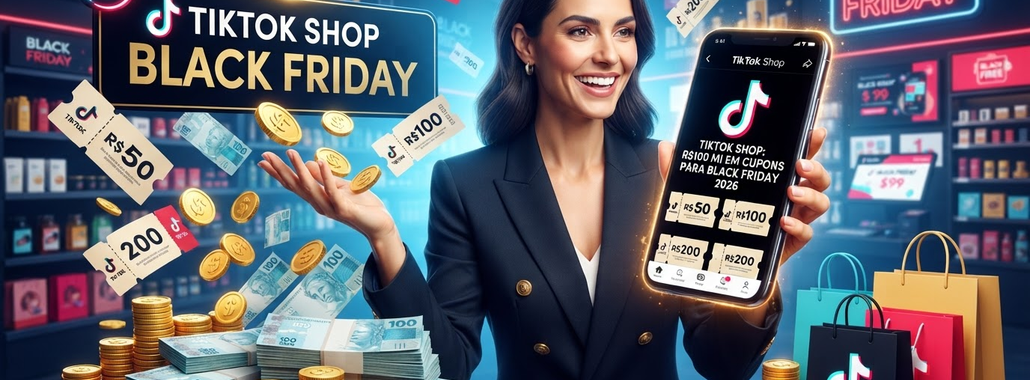 TikTok Shop: R$100 Mi em Cupons para Black Friday 2026