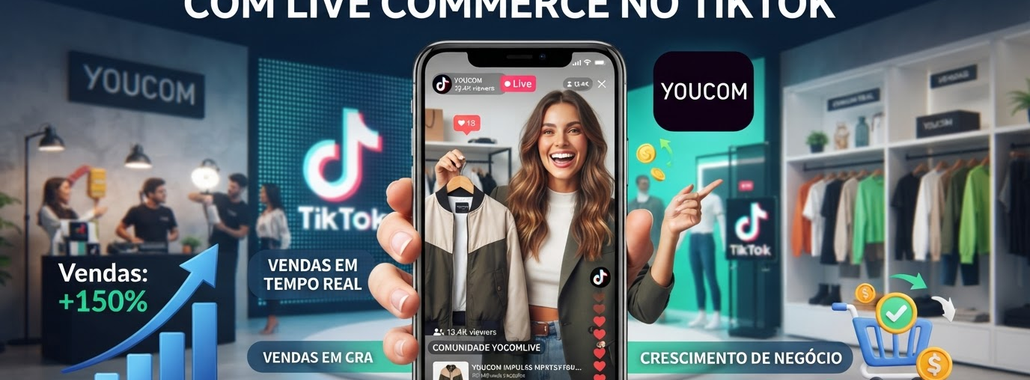 Youcom impulsiona vendas com Live Commerce no TikTok