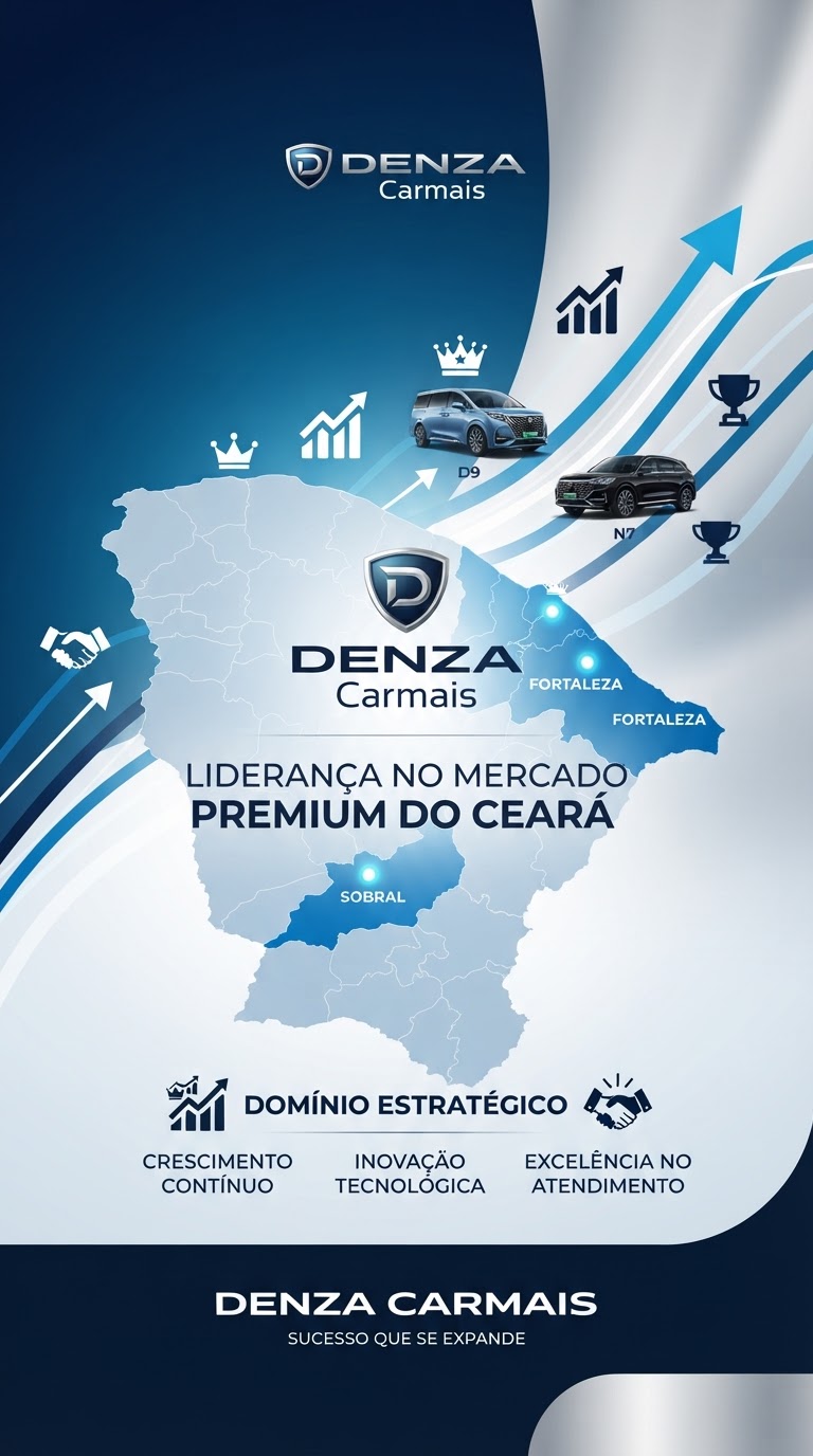 DENZA Carmais Domina o Ceará com 50% do Mercado Premium