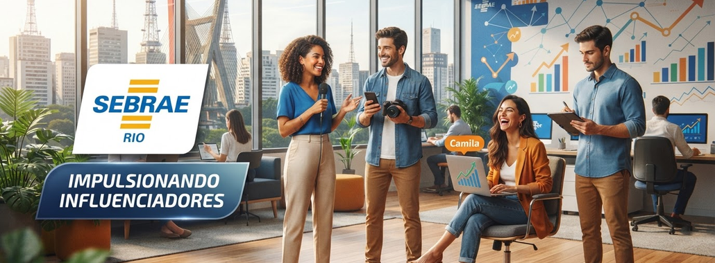 Sebrae Rio impulsiona influenciadores em SP